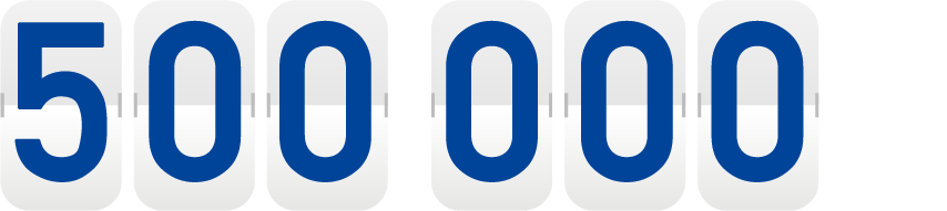 500,000点以上